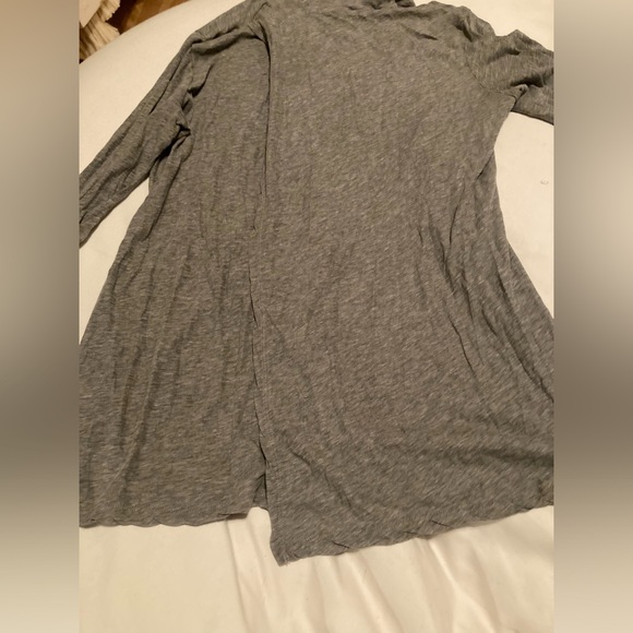 James Perse turtleneck Heather grey lightweight cotton knit size 2 - Picture 6 of 8